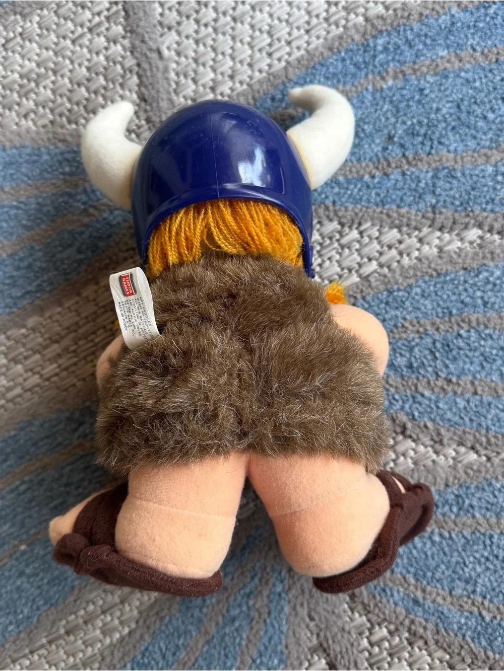 Vintage 1983 NFL Huddles Minnesota Vikings Mascot Collectible Doll Tudor Games